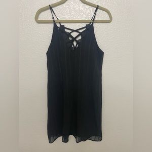 Strapped And Sparkly Black Dress